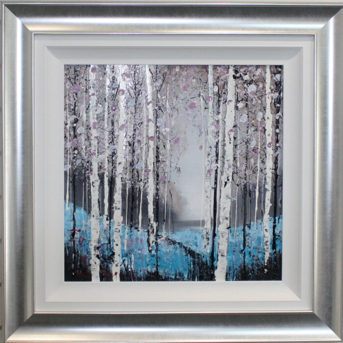 Memories, birch trees, original, by Nigel Cooke