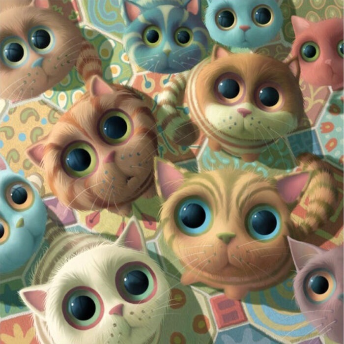 Breakfast Time, Cats, by Stephen Hanson