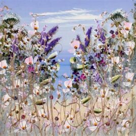 Floral Cove, original, wild foxgloves,by Mary Shaw