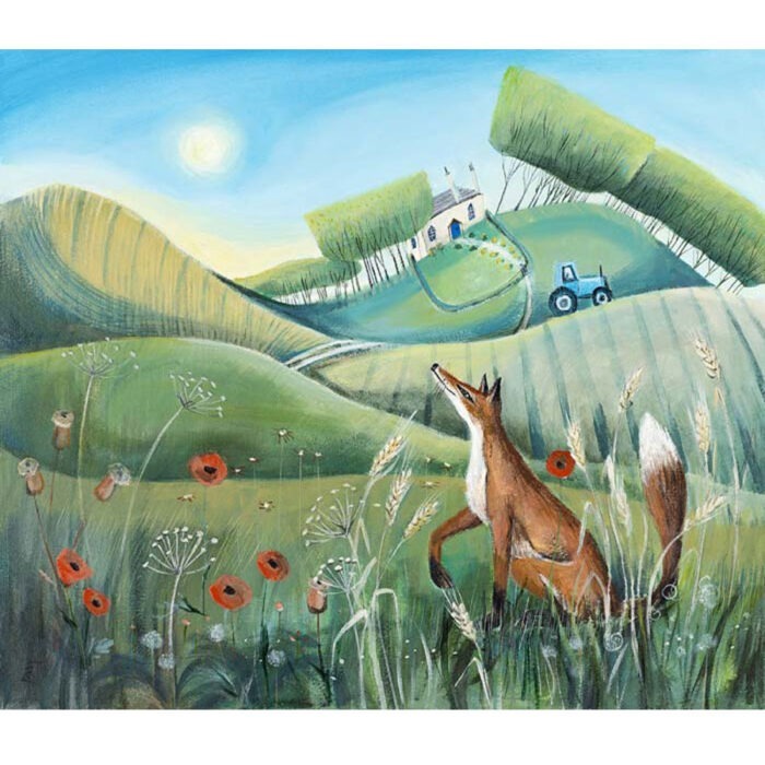 Fox in the Meadow, by Carolyn Pavey