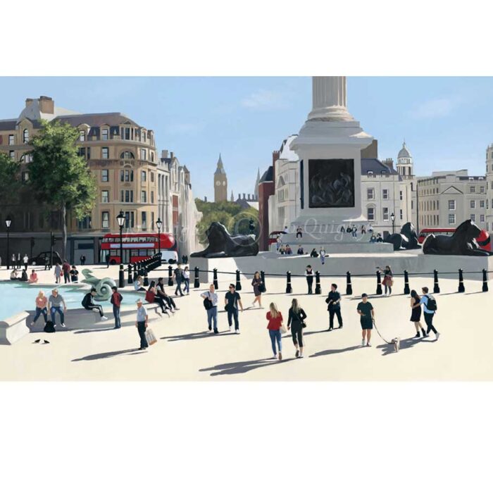 Late Summer Trafalgar Square II, by Jo Quigley